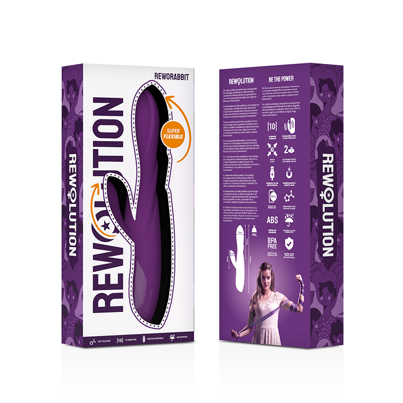 REWOLUTION - REWORABBIT VIBROMASSEUR RABBIT FLEXIBLE