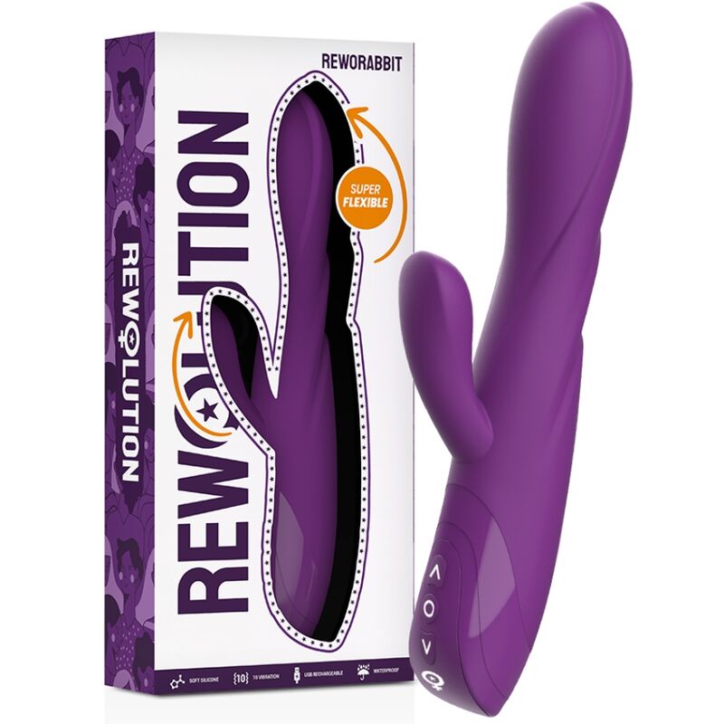REWOLUTION - REWORABBIT VIBROMASSEUR RABBIT FLEXIBLE