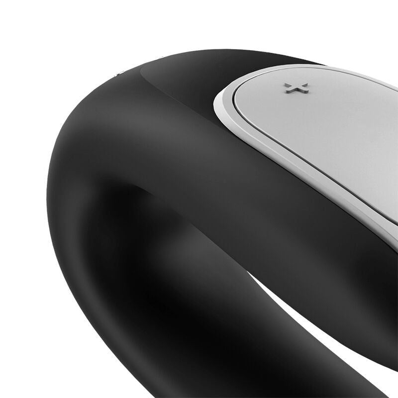 SATISFYER - VIBROMASSEUR COUPLE DOUBLE FUN NOIR