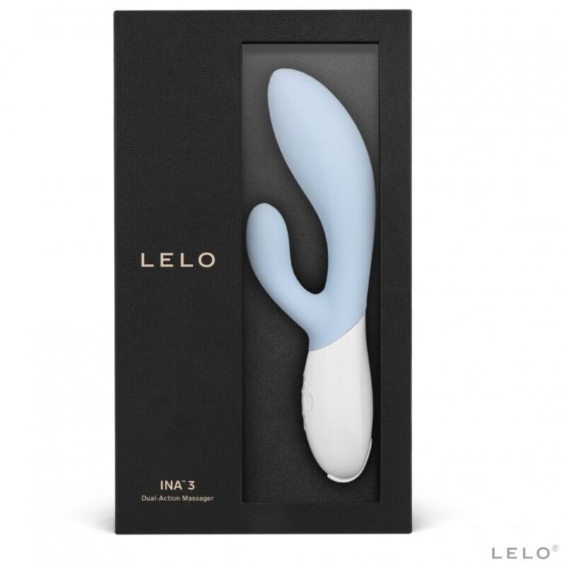 LELO - VIBROMASSEUR RABBIT INA 3 LUXE CELESTE