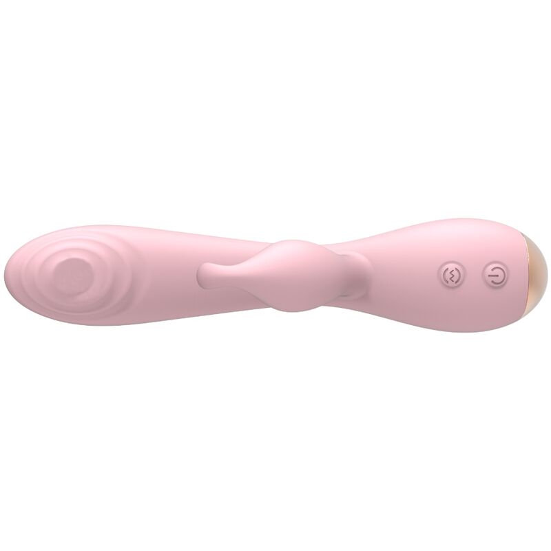 NALONE - VIBROMASSEUR MAGIC STICK AVEC LAPIN - ROSE CLAIR