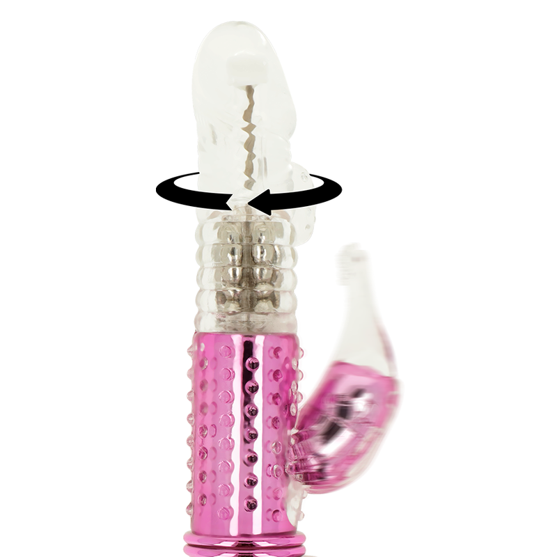 OHMAMA - VIBROMASSEUR RABBIT AVEC FONCTION DE ROTATION ET STIMULATEUR CLITORIDIEN