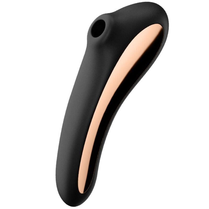 SATISFYER - STIMULATEUR CLITORIDIEN DUAL KISS AIR PULSE NOIR