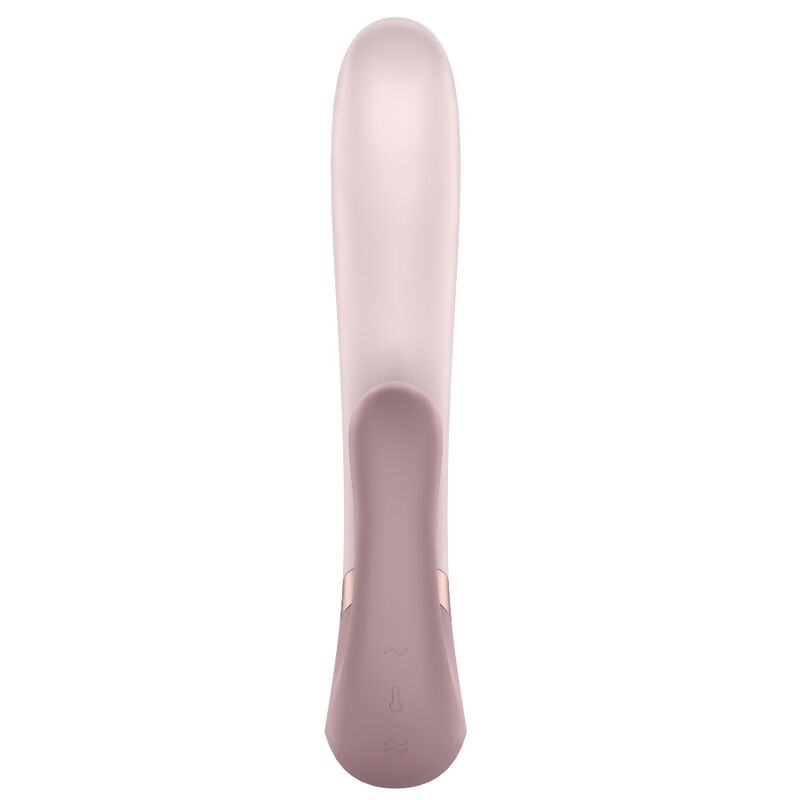 SATISFYER - APPLICATION HEAT WAVE STIMULATEUR CLITORIDIEN ROSE