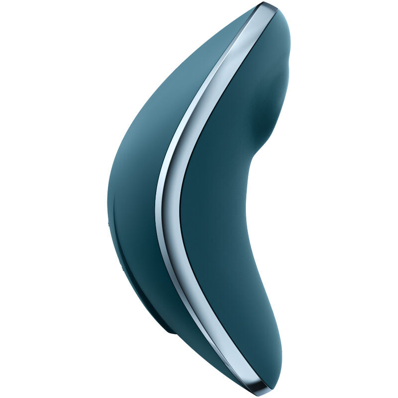 SATISFYER - VULVA LOVER 1 STIMULATEUR CLITORIDIEN ET VIBROMASSEUR AIR PULSE BLEU