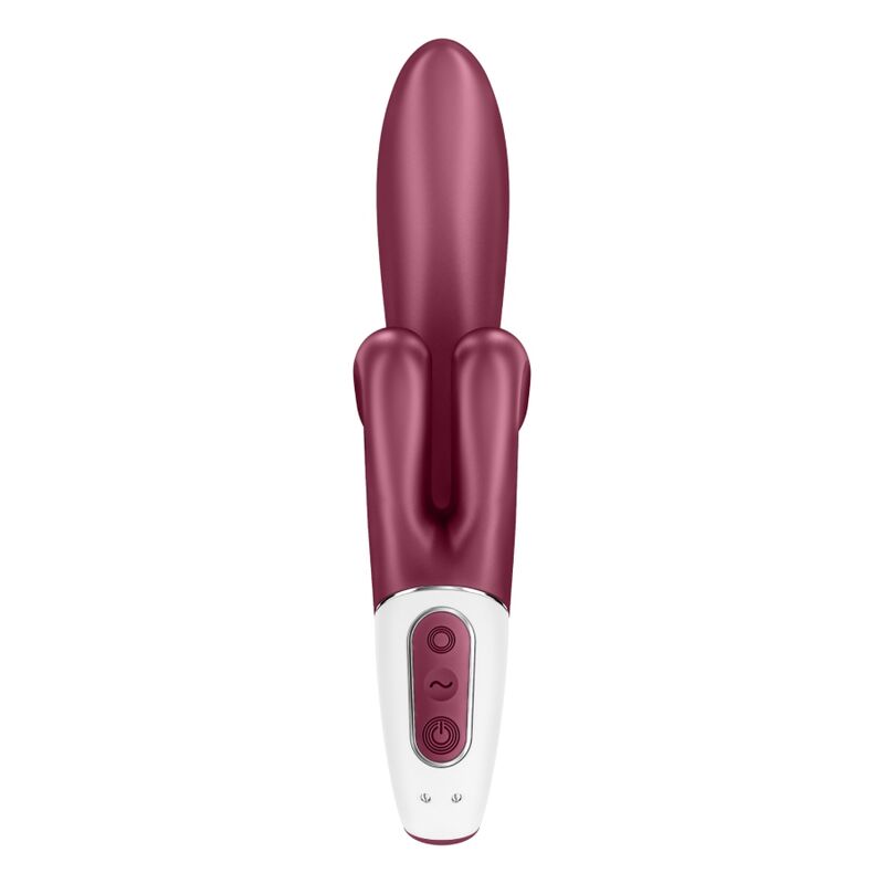 SATISFYER - VIBROMASSEUR RABBIT TOUCH ME ROUGE