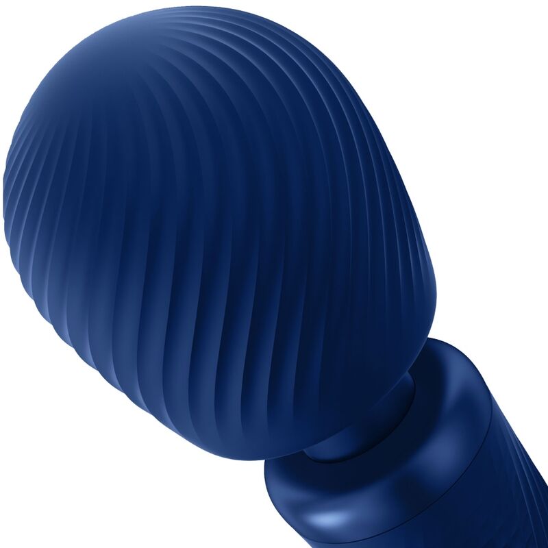 FUN FACTORY - VIM VIBROMASSEUR RUMBLE VIBRANTE RECHARGEABLE EN SILICONE BLEU MINUIT