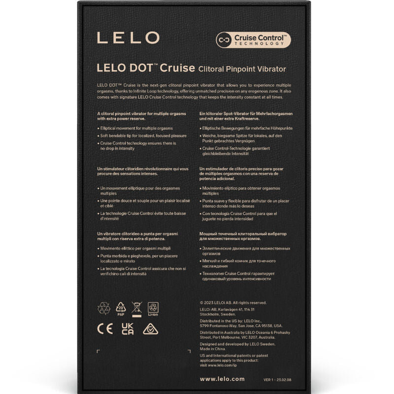 LELO - STIMULATEUR CLITORIDIEN DOT CRUISE JAUNE