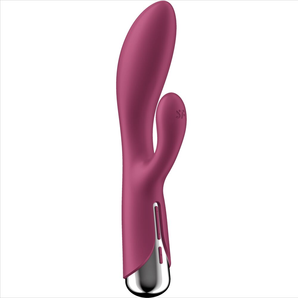 SATISFYER - VIBROMASSEUR RABBIT 1 CLITORIS ET STIMULATION DU POINT G ROUGE
