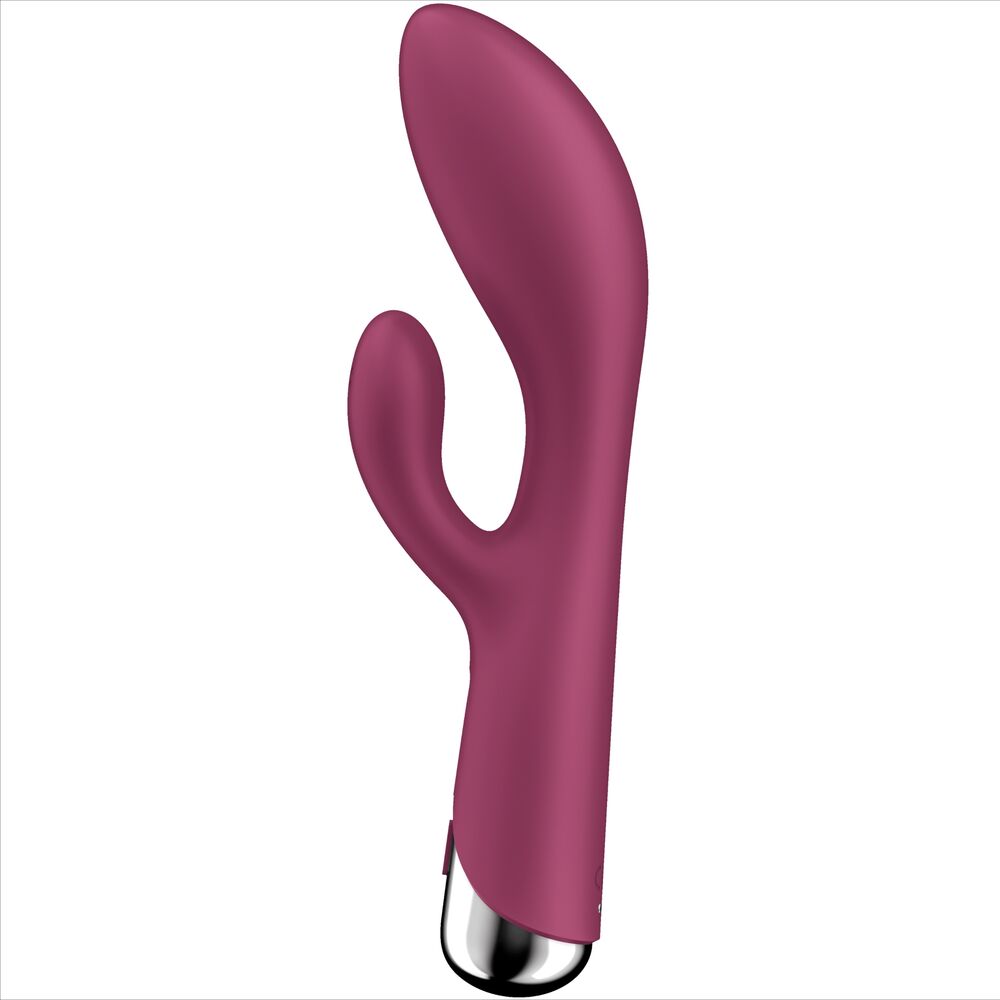 SATISFYER - VIBROMASSEUR RABBIT 1 CLITORIS ET STIMULATION DU POINT G ROUGE