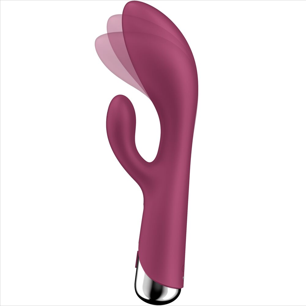 SATISFYER - VIBROMASSEUR RABBIT 1 CLITORIS ET STIMULATION DU POINT G ROUGE