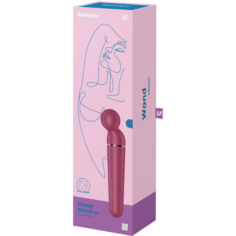 SATISFYER - PLANET WAND-ER VIBROMASSEUR MASSAGER BERRY