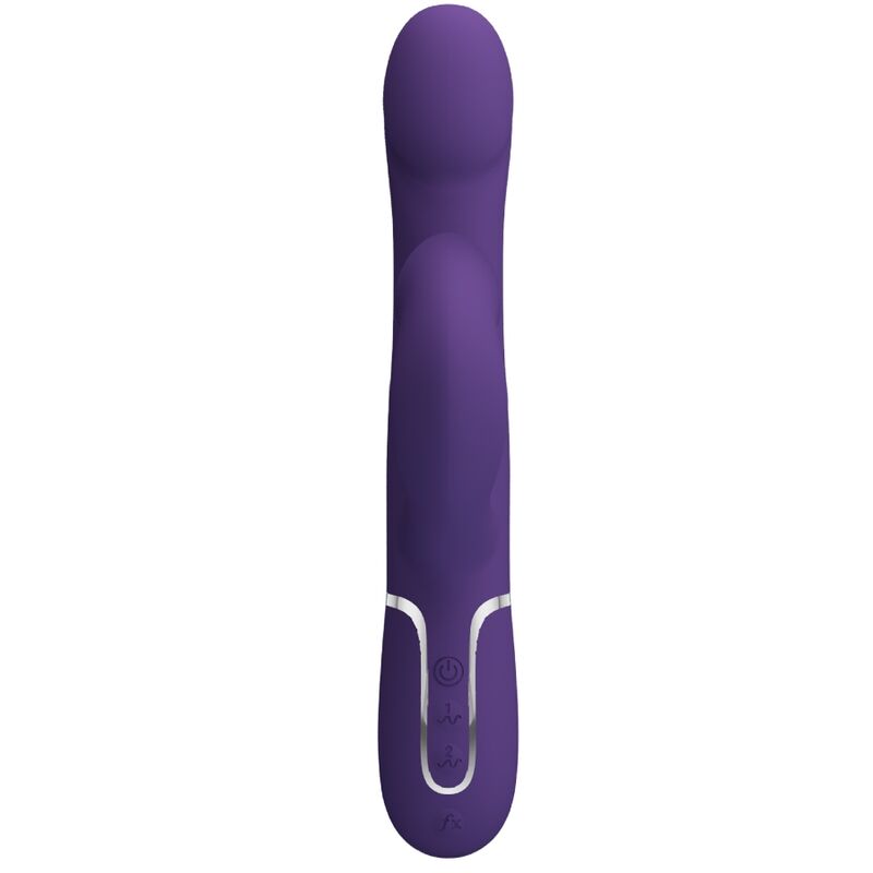PRETTY LOVE - ZALIN PERLES VIBROMASSEUR RABBIT 4 EN 1 VIOLET