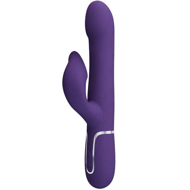 PRETTY LOVE - ZALIN PERLES VIBROMASSEUR RABBIT 4 EN 1 VIOLET
