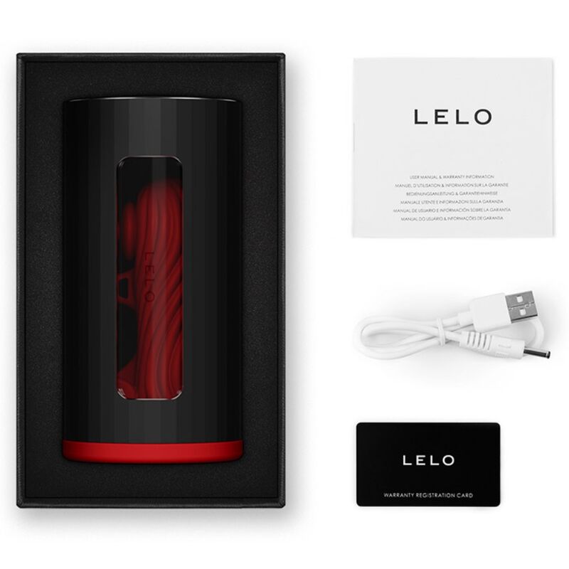 LELO - MASTURBATEUR HOMME F1S V3 ROUGE TAILLE STANDARD