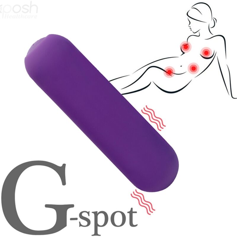 ARMONY - SPLASH JOIE VIBROMASSEUR BULLET TÉLÉCOMMANDE EN SILICONE 10 VIBRATIONS 75 X 19 CM VIOLET