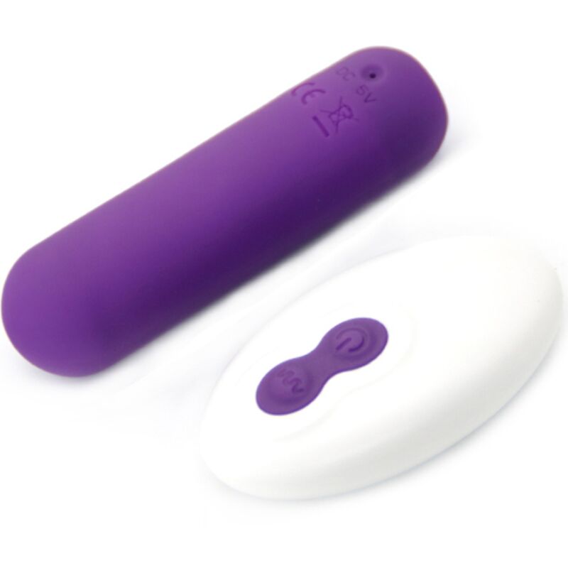 ARMONY - SPLASH JOIE VIBROMASSEUR BULLET TÉLÉCOMMANDE EN SILICONE 10 VIBRATIONS 75 X 19 CM VIOLET
