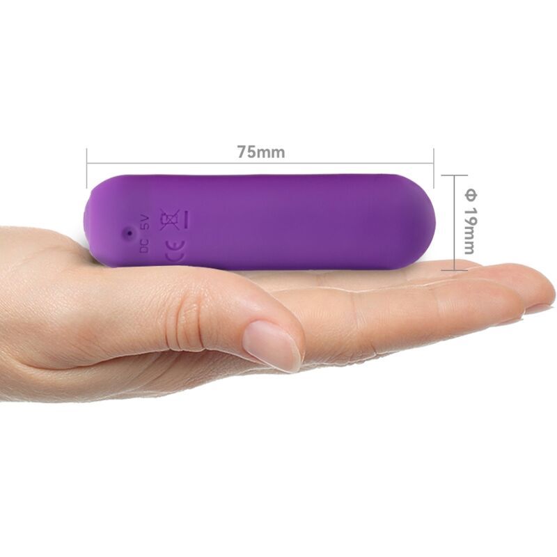 ARMONY - SPLASH JOIE VIBROMASSEUR BULLET TÉLÉCOMMANDE EN SILICONE 10 VIBRATIONS 75 X 19 CM VIOLET