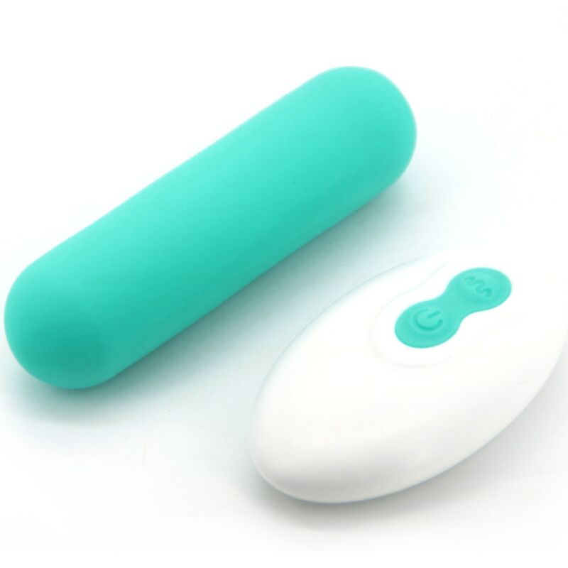 ARMONY - SPLASH JOIE VIBROMASSEUR BULLET TÉLÉCOMMANDE EN SILICONE 10 VIBRATIONS 75 X 19 CM VERT