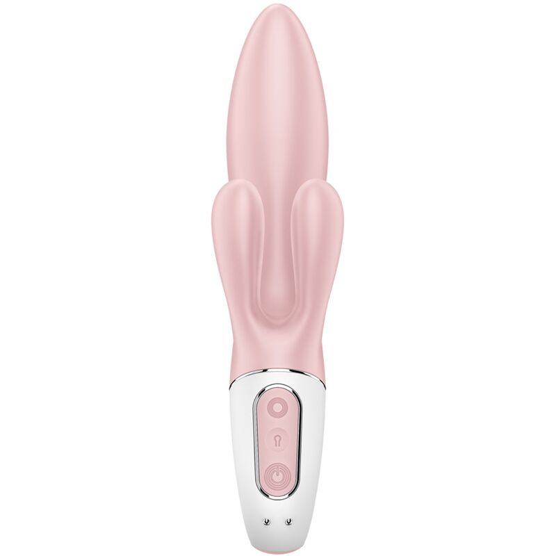 SATISFYER - AIR PUMP BUNNY 3 VIBROMASSEUR GONFLABLE ROSE