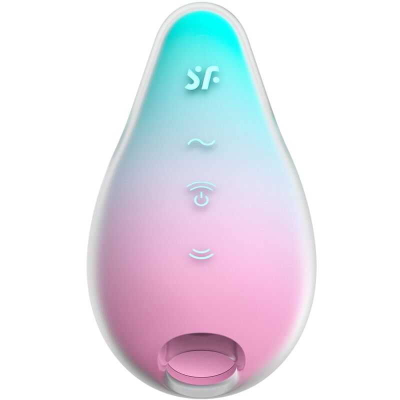 SATISFYER - MERMAID VIBES STIMULATEUR CLITORIDIEN MENTHE ET ROSE
