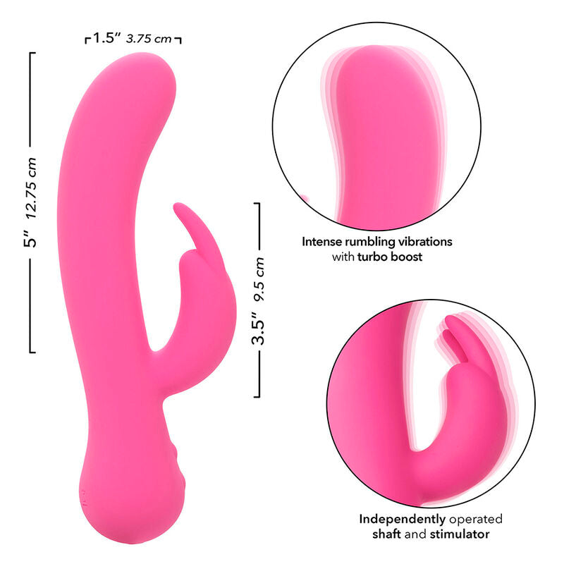 CALEXOTICS - FIRST TIME VIBROMASSEUR RABBIT RECHARGEABLE ROSE