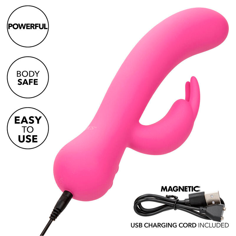 CALEXOTICS - FIRST TIME VIBROMASSEUR RABBIT RECHARGEABLE ROSE