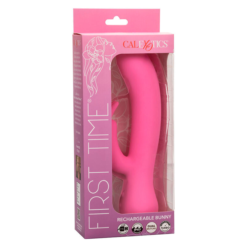 CALEXOTICS - FIRST TIME VIBROMASSEUR RABBIT RECHARGEABLE ROSE