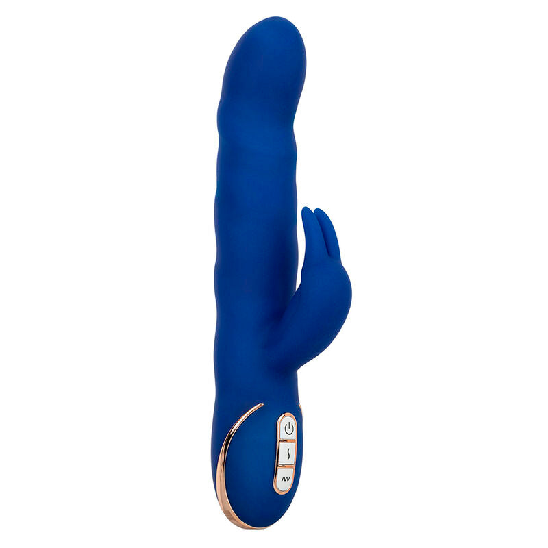 CALEXOTICS - JACK VIBROMASSEUR RABBIT WAVE MOTION BLEU