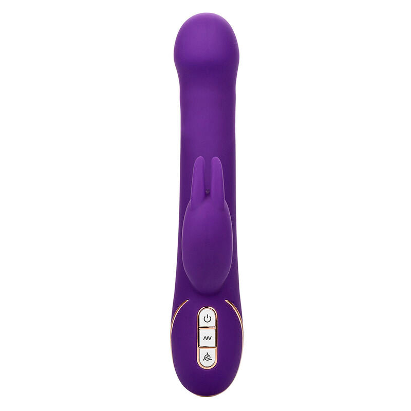CALEXOTICS - JACK RABBIT VIBROMASSEUR ET STIMULATEUR 7 NIVEAUX DE VIBRATION ET ONDES STIMULANTES BLEU