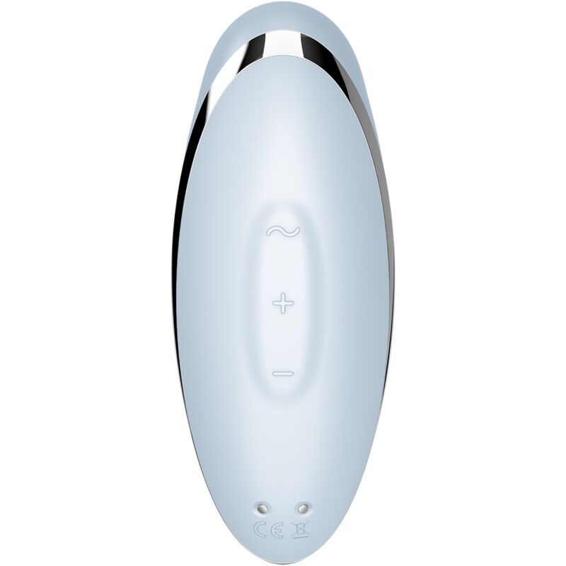 SATISFYER - TAP & CLIMAX 2 STIMULATEUR CLITORIDIEN BLEU