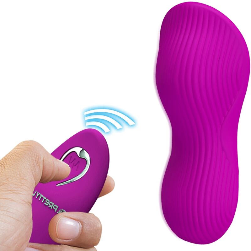 PRETTY LOVE - ROMARIO VIBROMASSEUR À LAY-ON TÉLÉCOMMANDE ROSE