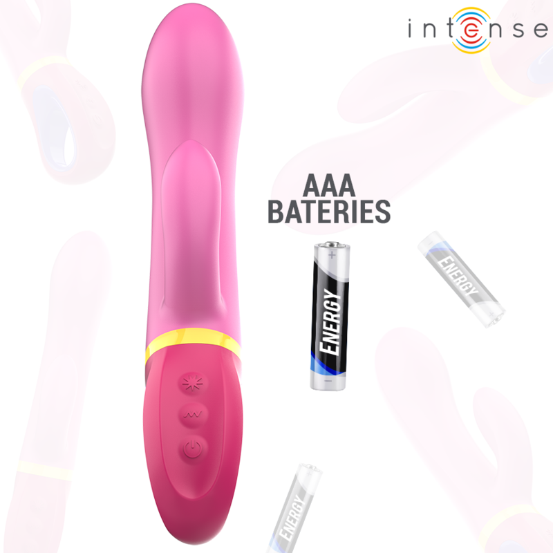 INTENSE - VIBROMASSEUR RABBIT ROSE DAPHNE
