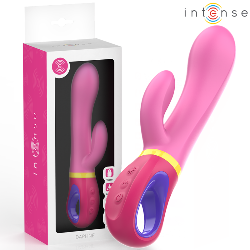 INTENSE - VIBROMASSEUR RABBIT ROSE DAPHNE