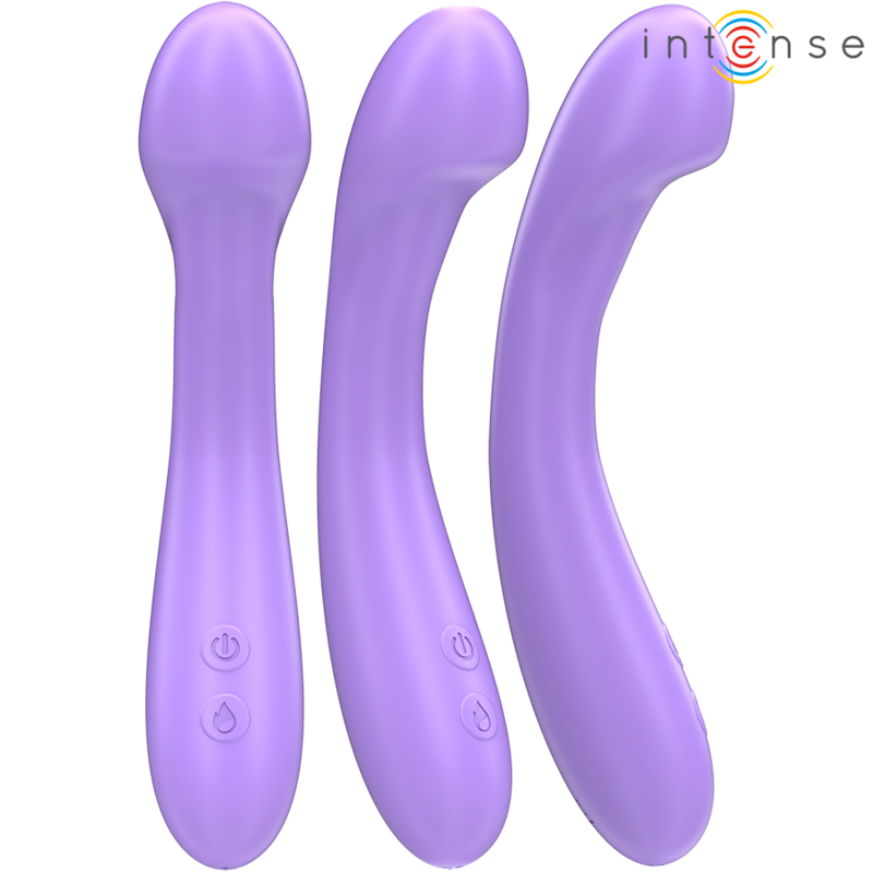 INTENSE - BECKY VIBROMASSEUR 19 CM CHAUFFANT 7 VIBRATIONS VIOLET