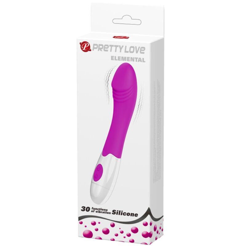 PRETTY LOVE - VIBROMASSEUR ELEMENTAL 30 MODES DE VIBRATION VIOLET