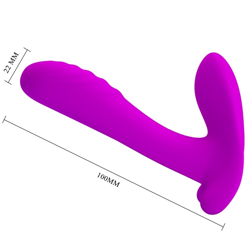 PRETTY LOVE - VIBROMASSEUR 12 VIBRATIONS TÉLÉCOMMANDE VIOLET