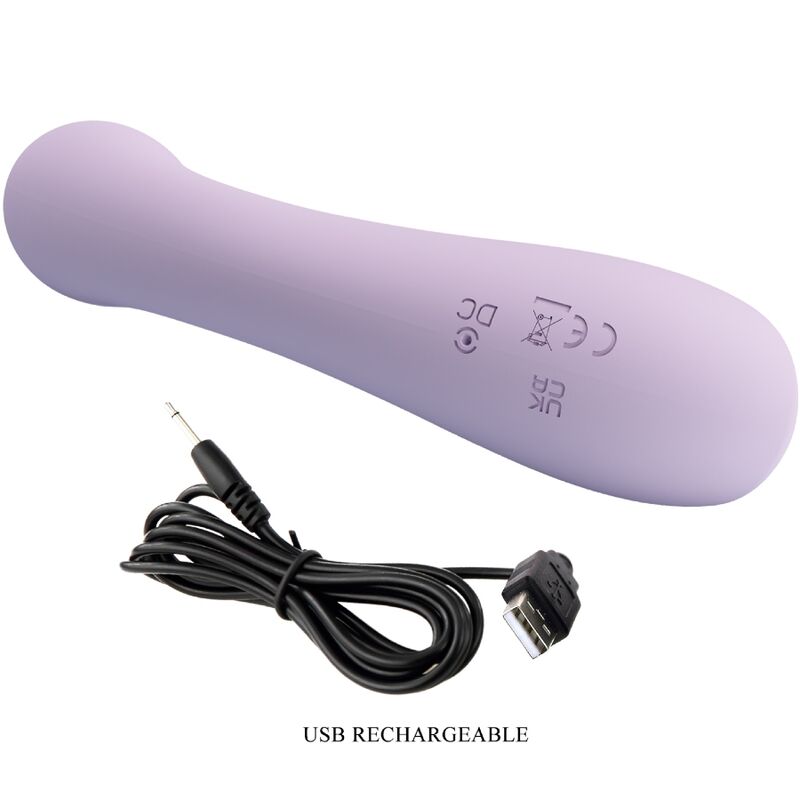 PRETTY LOVE - VIBROMASSEUR RABBIT ROSOLYN 10 VIBRATIONS VIOLET