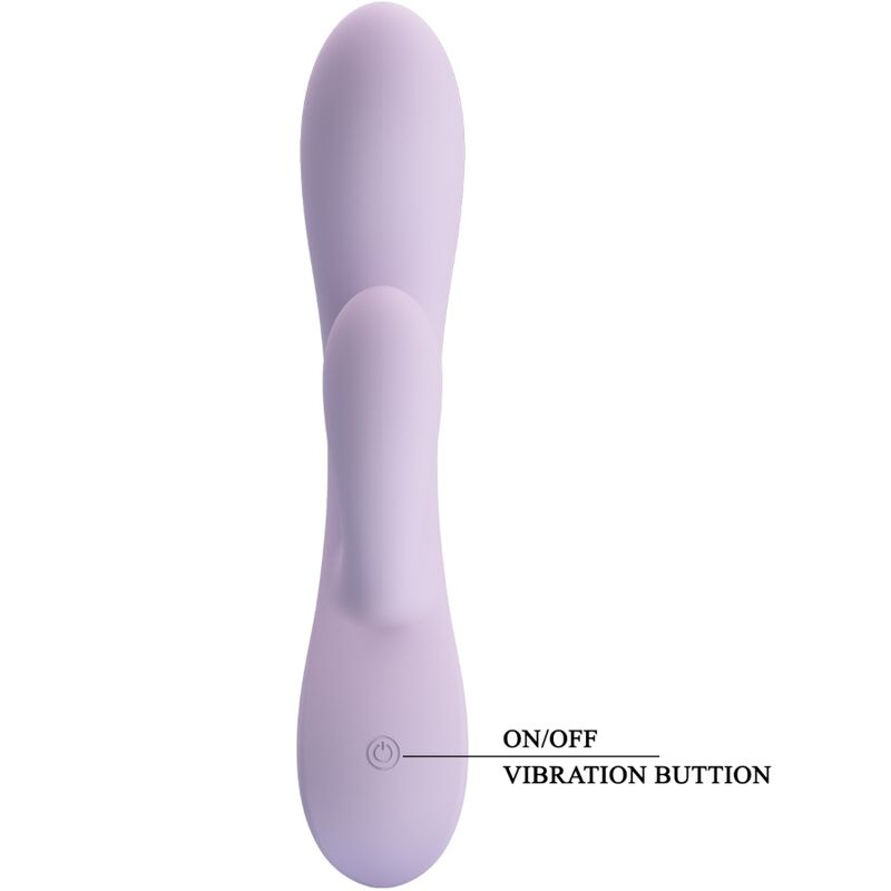 PRETTY LOVE - VIBROMASSEUR RABBIT ROSOLYN 10 VIBRATIONS VIOLET