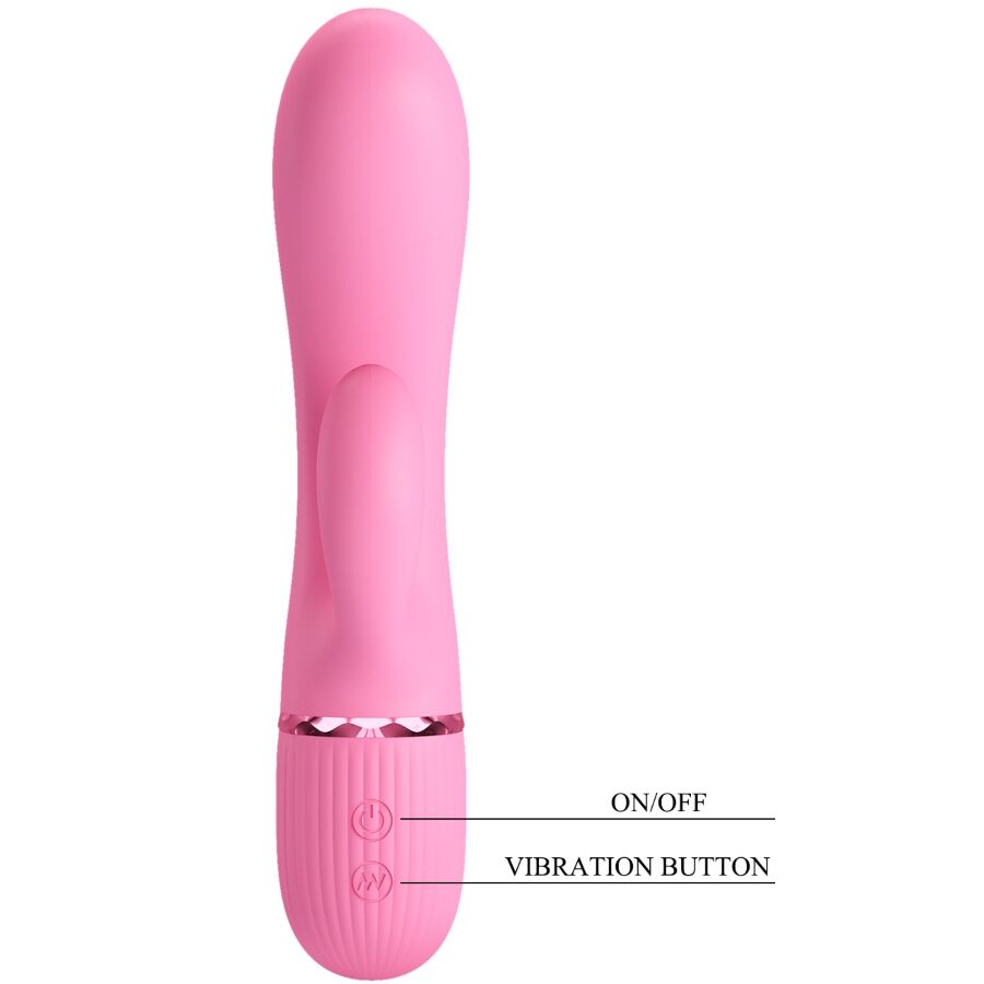 PRETTY LOVE - VIBROMASSEUR RABBIT POINT G ROSE