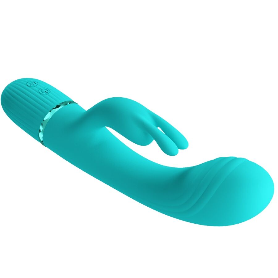 PRETTY LOVE - VIBROMASSEUR RABBIT SCOCCO TURQUOISE