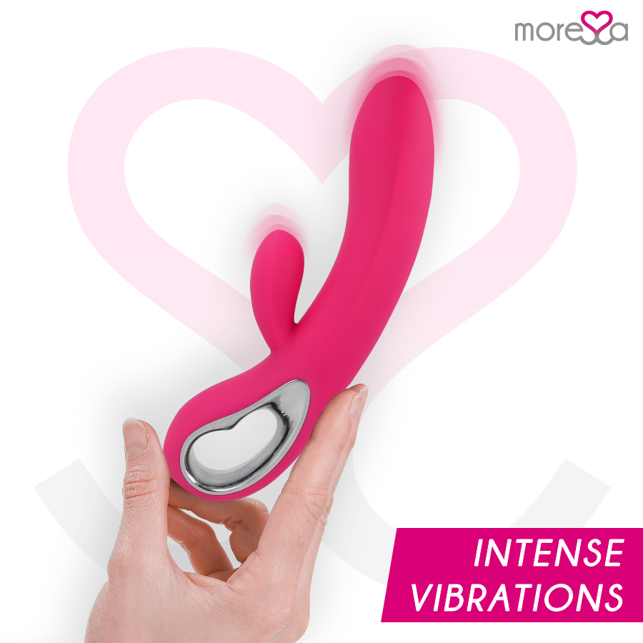 MORESSA - TROY RECHARGEABLE EN SILICONE PREMIUM VIBROMASSEUR RABBIT