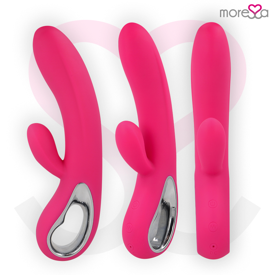 MORESSA - TROY RECHARGEABLE EN SILICONE PREMIUM VIBROMASSEUR RABBIT