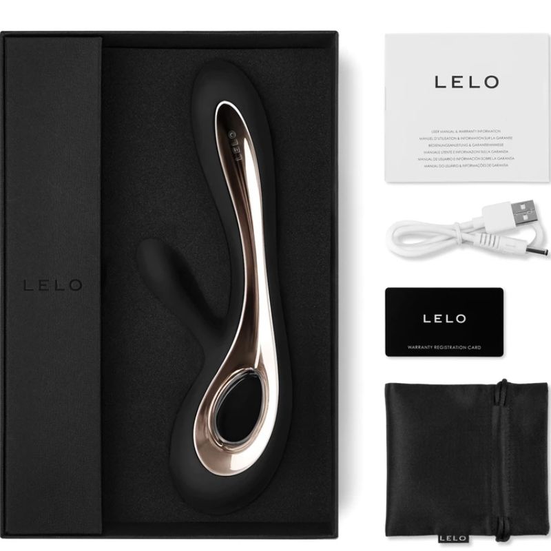 LELO - VIBROMASSEUR RABBIT SORAYA 2 NOIR