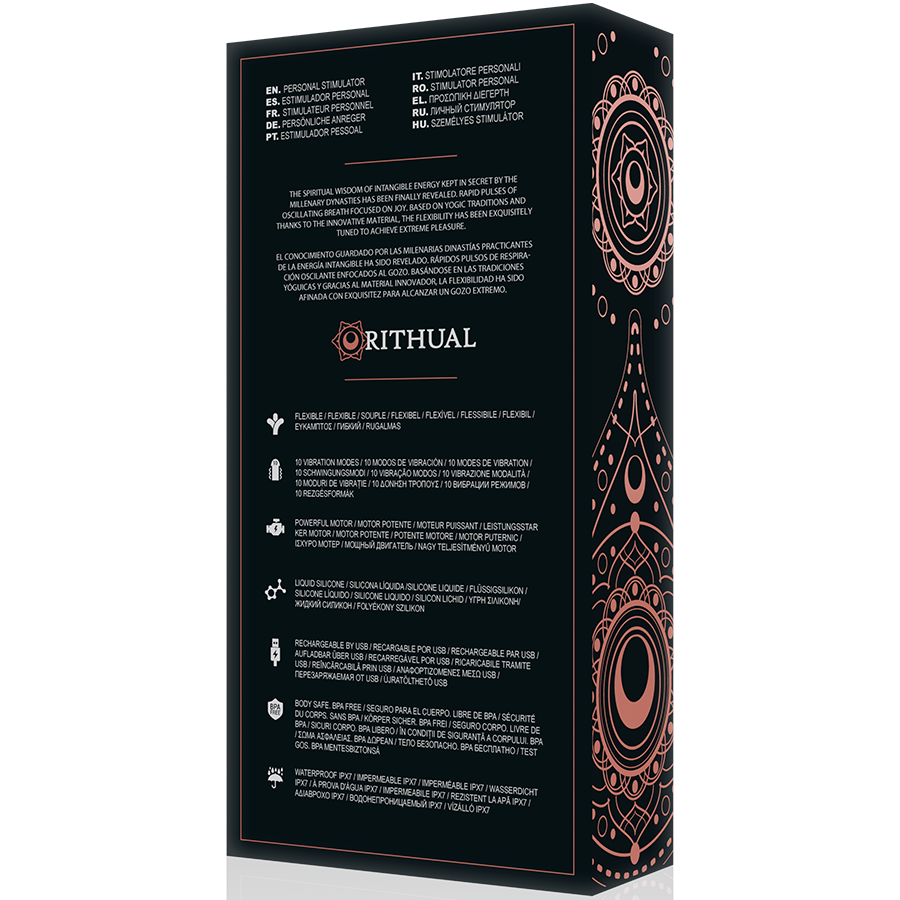 RITHUAL - KRIYA VIBROMASSEUR RECHARGEABLE G-POINT NOIR