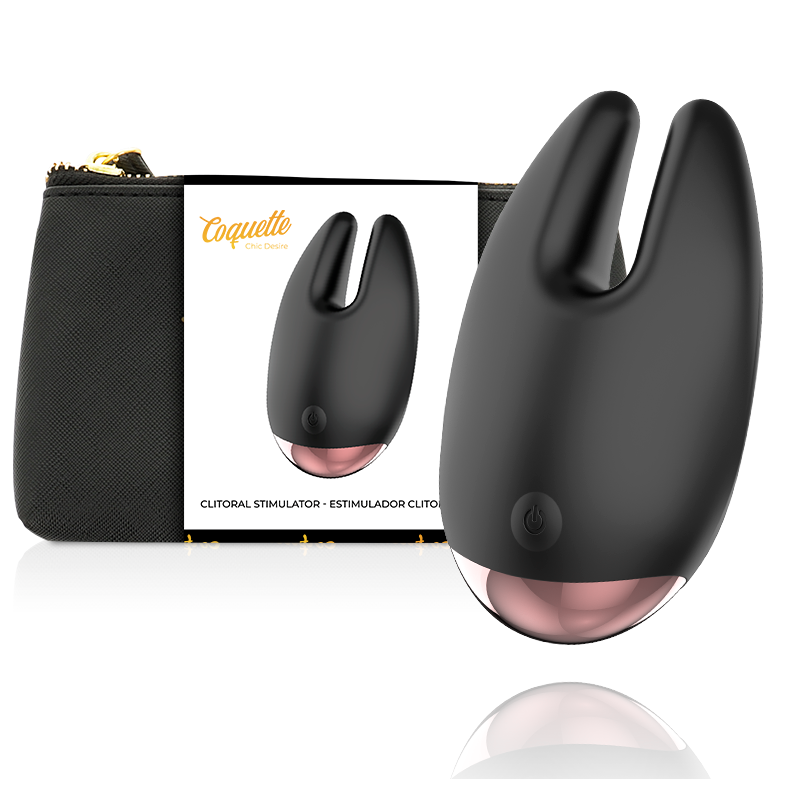 COQUETTE CHIC DESIRE - STIMULATEUR CLITORIDIEN NOIR / OR