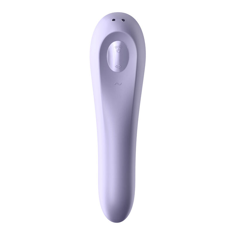 SATISFYER - STIMULATEUR CLITORIDIEN DUAL PLEASURE AIR PULSE MAUVE