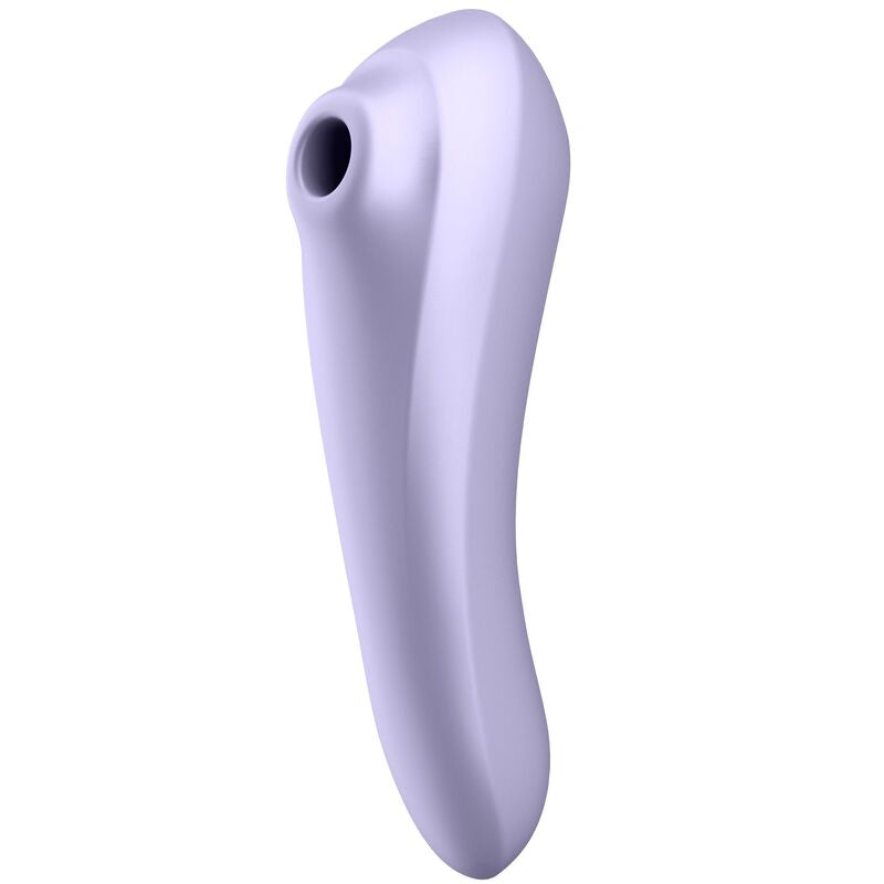 SATISFYER - STIMULATEUR CLITORIDIEN DUAL PLEASURE AIR PULSE MAUVE