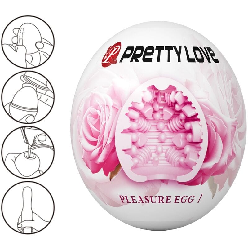 PRETTY LOVE FLIRTATION PRETTY LOVE - MASTURBATEUR POUR HOMME OEUF ROSE