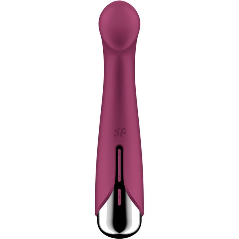 SATISFYER VIBRATOR Rose SATISFYER - SPINNING G-SPORT 1 VIBROMASSEUR STIMULATEUR CLITORIDIEN ROTATOR ROUGE
